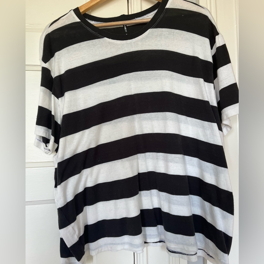 ASKK NY Boxy Stripe Tee